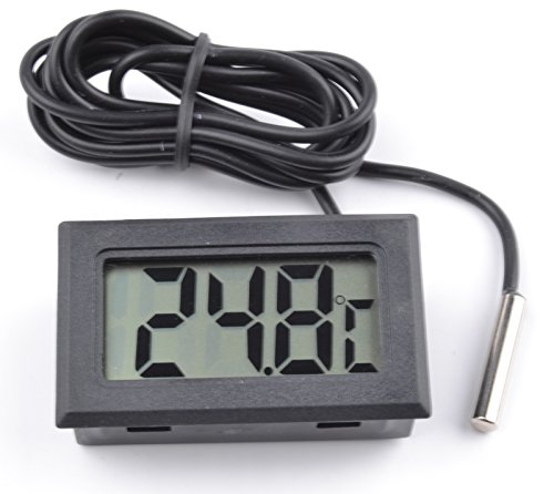 Home Brew Digital Probe Embedded Thermometer FridgeFreezer Keg Beer Tap