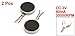uxcell 2Pcs 10mm x 2.5mm Disc Shape Vibrating Vibration Motor for Cell Phone