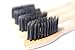 Natural Alt Bamboo Charcoal Toothbrush With Travel Case - 4 Pack, Eco Friendly, Biodegradable, 100% Vegan With Amazing Teeth Whitening - BPA Free, Soft Medium Bristles for Sensitive Gums! Home or Road
