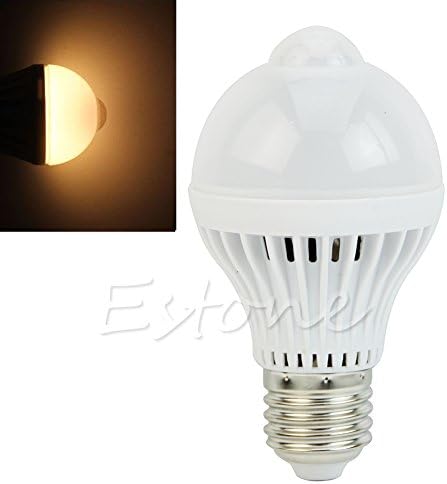 MEXUD-E27 5W 110V/220V 18LED Motion Control PIR Sensor light Lamp Bulb White Special (Warm White,110)