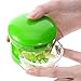 Boao 3 Pieces Garlic Chopper, Garlic-A-Peel Garlic Press, Garlic Crusher, Garlic Mincer, and Silicone Garlic Peeler, Easy to Clean, Stainless Steel Blades, Green