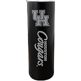 R and R Imports University of Houston 20 oz Insulated Stainless Steel Skinny Tumbler Black Officially Licensed Collegiate Product