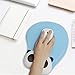 excovip Cute Cartoon Panda Pad gaming mouse pad wrist support cute ergonomic computer with wrist rest cool one piece gamer gel 3D laptop cheap company portable The office lap desk pc magic 3597