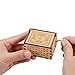 RUYE You are My Sunshine Music Box Wood Personalizable Music Box, Laser Engraved Vintage Wooden Sunshine Musical Box Gifts for Birthday/Christmas Sunshine (Give a Girlfriend, Small)