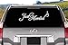 Just Married Car Window Decal & Just Married Bunting Banner Bundle, Konsait Just Married Car Sticker (7×23in) with Garland Banner for Wedding Honeymoon Car Decoration Newlywed Wedding Gift