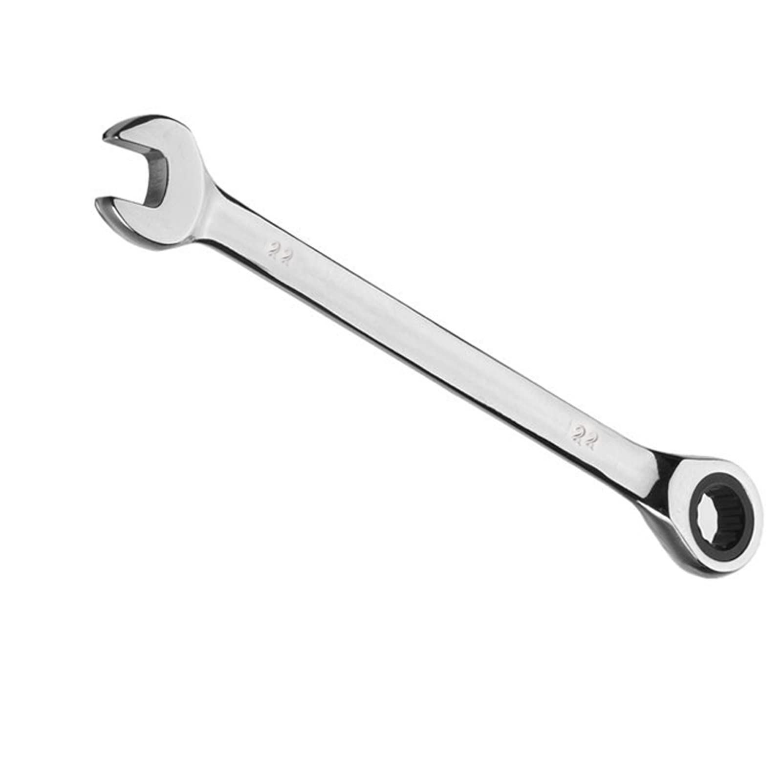 Vokenforu 22mm Ratchet Spanner, Ratcheting Combination Wrench, Hardened Chrome Vanadium Steel Open End Spanner Metric — image 1
