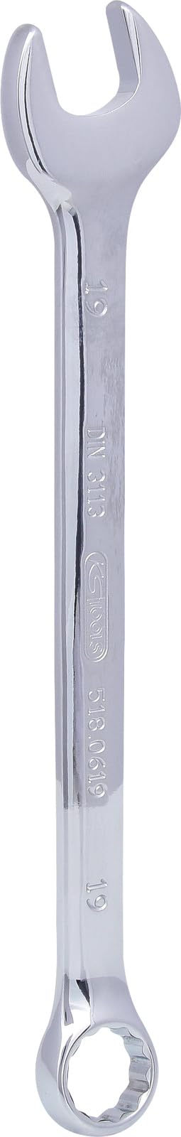 KS Tools 518.0619 CHROME + Combination Spanner, abgew. 19 mm