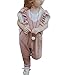 ZAXARRA Toddler Baby Girl Ruffle Loose Jumpsuit Romper Overalls Long Pants Clothes Outfits (Pink, 0-1 T)