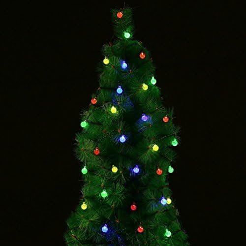 Outdoor Waterproof 30 LED Solar Garden Lights Globe Design Bulbs Christmas Decorations Led String Lights Party Lights Solar Powered Lights (Four Colors)
