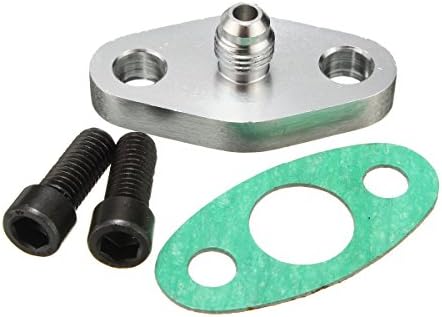 Turbo Oil Feeding Line Gasket Fitting Adapter For Flange T3 T4 T04E T04B 4AN