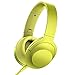 Sony h.ear on Premium Hi-Res Stereo Headphones (wired), Lime Yellow