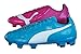 Puma EvoPower 3 Tricks FG Boys Soccer Boots / Cleats - Blue and Purple