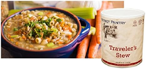 Patriot Pantry Traveler's Stew Mix #10 Can Size (22 servings), 25 Year Shelf Life