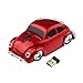 FASBEL for VW Beetle Sports Car Mouse Wireless Mouse Portable Computer Laptop Mice Optical Mouse (Red)thumb 1