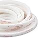 Door Seal Strip, 11/32 inch x 3/16 inch x 16 Ft White Weather Stripping for Doors Adhesive Pile Window Weather Stripping Felt Door Sweep Wardrobe Brush Seal
