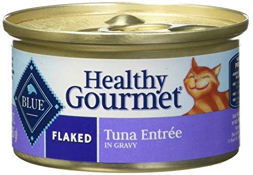 Blue Buffalo Healthy Gourmet Cat Food Variety Pack - 12 cans, 3 Flavors (Salmon, Ocean Fish & Tuna, and Tuna)