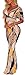 sexycherry Women Deep V-Neck Elegant Short Ruffles Sleeves Sexy Flower Floral Cocktail Maxi Party Dress(XX-Large, Beige)