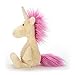 Jellycat Baggles Ursula Unicorn Stuffed Animal, 15 inches