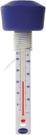 Brannan Floating Pool Thermometer with Blue Float - Pool & Spa Accessory view 1