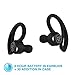 JLab Audio Epic Air True Wireless Bluetooth 4.1 Sport Earbuds | with Mic & Charging Case | Noise Isolation | 36 Hours Playtime | IP55 Sweat Resistant | Black