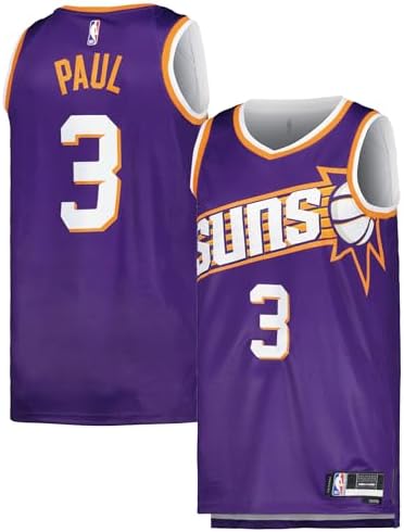 Amazon.com: Chris Paul Phoenix Suns NBA Purple #3 Kids 4-7