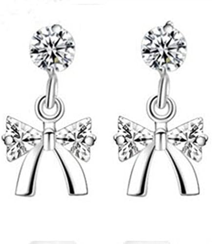 ER-20098C1 Fashion Silver Diamonds Women's Earring