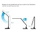 Vont Dimmable LED Desk Lamp with USB Port, 4 Lighting Modes(Studying, Reading, Relaxing, Sleeping), 5 Level Dimming, 1 Hour Auto Timer, Touch Sensitive Control, Modern Design, Piano Black