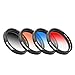 Zomei iPhone Graduated Lens Filter 37mm Professional 4 Pieces Camera Lens Filter Kit for iPhone 6S, 6S Plus, Samsung Galaxy, All Smartphones (Graduated Blue/Gray/Orange/Red)