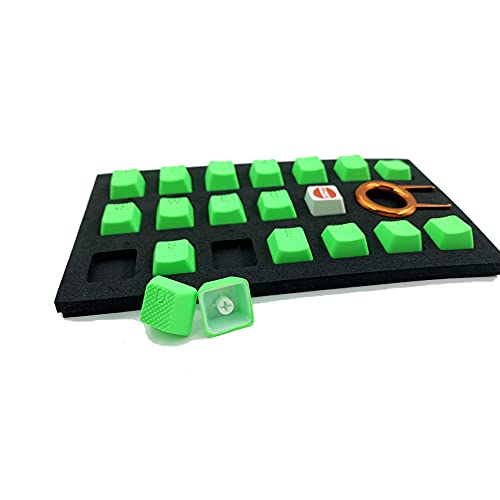 Rubber Double Shot Backlit Gaming Keycaps Set for Cherry MX Mechanical Keyboards Compatible