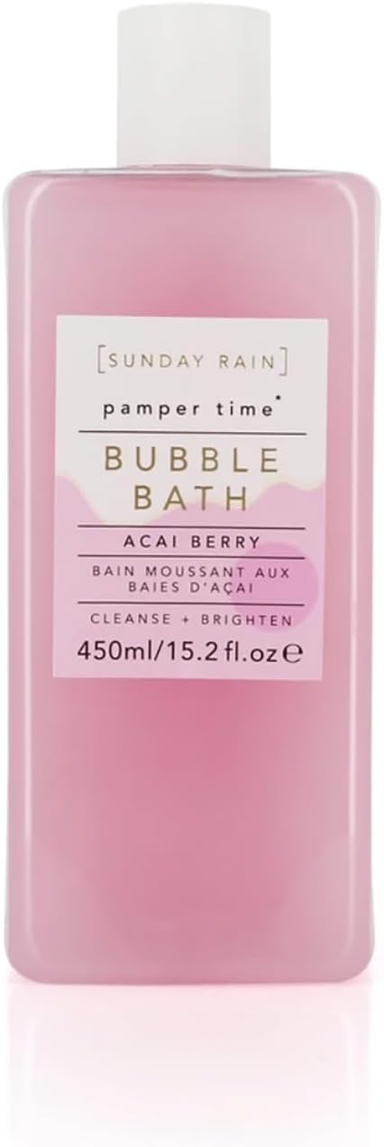Sunday Rain Pamper Time Nourishing Luxury Bubble Bath 450ml Acai Berry