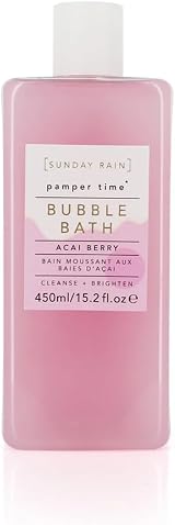 Sunday Rain Pamper Time Nourishing Luxury Bubble Bath 450ml Acai Berry