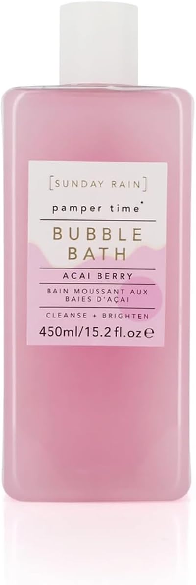 Sunday Rain Pamper Time Nourishing Luxury Bubble Bath 450ml Acai Berry