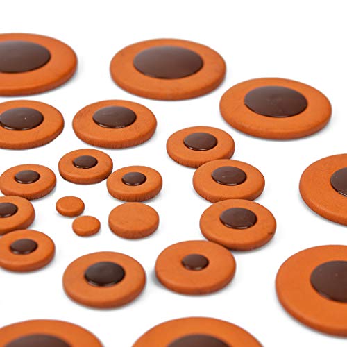 image for Baosity 25 Pieces of Set Leather Alto Saxophone Pads for Yamaha Saxoph