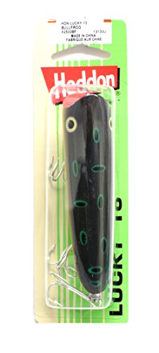 Heddon Lucky 13 Fishing Lure, Bullfrog, 3 3/4-Inch, 5/8 ounce