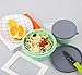 Alwaysuc Collapsible Silicone Bowl with Lid 1000ML for Outdoor Camping, Travel, Hiking and Indoor Home Kitchen, Office, School Student, Food-Grade, Space-Savingthumb 4