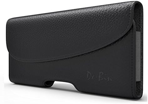iPhone 6s 6 S Holster, Debin [Premium Leather] Apple iPhone 6 6s 6 S Belt Clip Case with Loops Leather Belt Pouch Holster Cover (XL Size Fits iPhone 6s Otterbox / Lifeproof / Hybrid Case On)