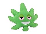 Dooby's Dog Toys Weed Leaf Emoji Hemp Funny Dog Toy