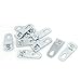 Uxcell a16062900ux0478 40mm x 15mm Metal Photo Picture Frame Hanging Brackets Hooks Hangers 10PCS