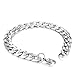 Potok S925 Sterling Silver Cat Moon Necklace Cat and Moon Pendant Necklace,18'' (Chains)