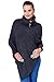 WozWoz Women's Polo Neck Knit Poncho Cape Jumper Fall Long Sleeve