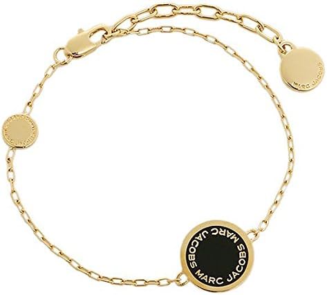 [マークジェイコブス] ブレスレット アクセサリー MARC JACOBS M0008540 062 レディース ブラック ゴールド [並行輸入品]
