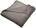 Amazon Brand – Pinzon Velvet Plush Blanket - King, Grey