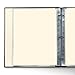 Gallery Leather 3 Ring Binder with Plastic Sleeves, Includes 10 Sheets, Sheet Size: 8.5