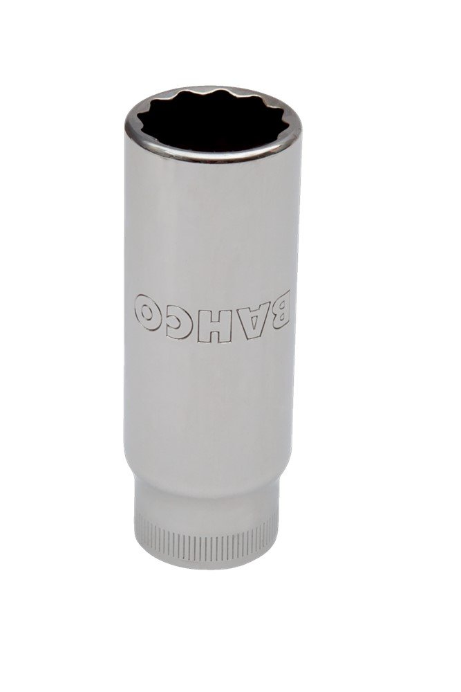 Bahco 7805DM-16 Bi-Hex Deep Length Socket, Silver, 1/2-Inch, 16 mm
