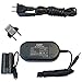 HQRP AC Adapter Compatible with Canon ACK-800 ACK800 DR-DC10 DRDC10 PowerShot A1300, A1400, SX150 is, SX160 is, A800, A810 Digital Camera, Power Supply Cord + Euro Plug Adapter