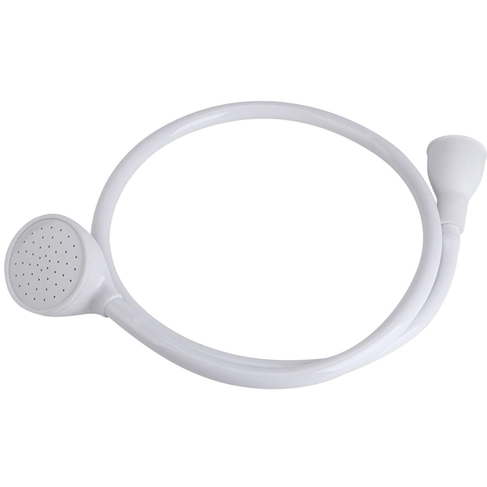 Pet Shower Spray Hose Rubber Handheld Bidet Sprayer Kit Pets Shower Head Push on Bath Tub Sink Faucet Attachment Washing Hair Hairdresser for Fast and Easy Bathing(Single Tap)