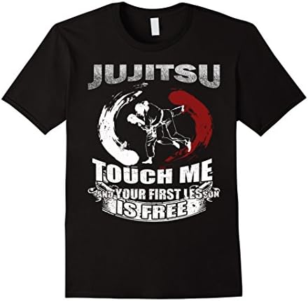 Mens JUJITSU Tshirt Medium Black