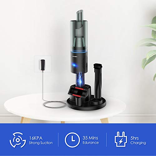 APOSEN Cordless Vacuum Cleaner, Stick Vacuum with 16Kpa Powerful
