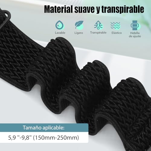 Elastic Watch Band for Garmin Fenix 8 51mm/Fenix 7X/7X Pro Fenix 6X/6X Pro/Fenix 5X/5X Plus/Fenix 3/3 HR QuickFit 26mm Watch Strap Nylon Sport Straps