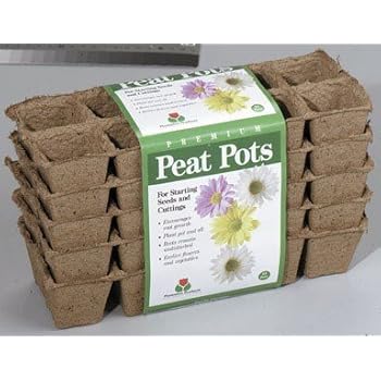 Plantation FS110 Seed Starter Pots (10 Pot, 5 Strips Per Pack, 50 Total)